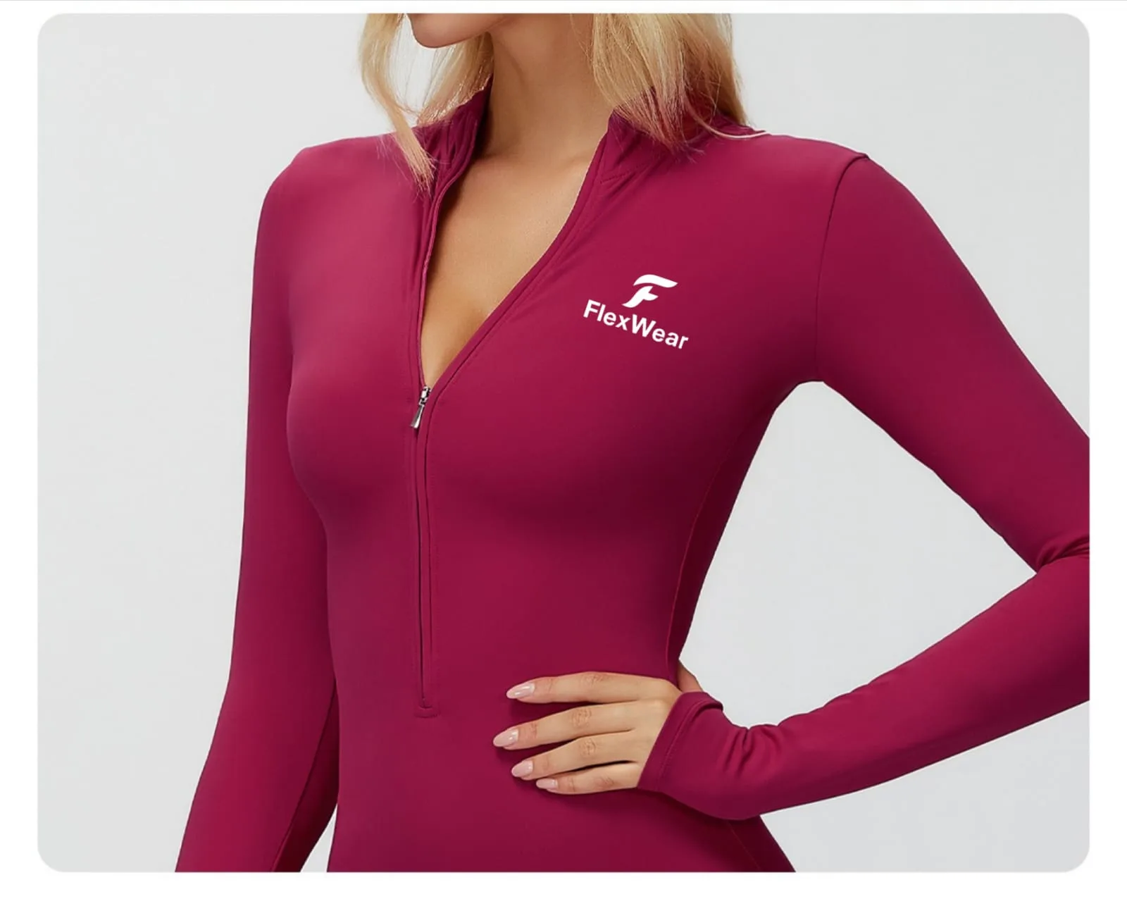 SculptFit Zip Jumpsuit — صورة 7
