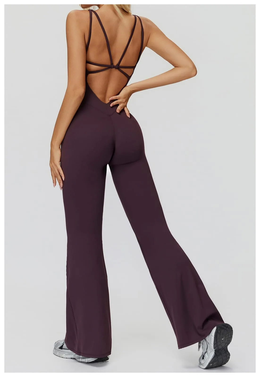 SculptFit Flare Jumpsuit — صورة 4